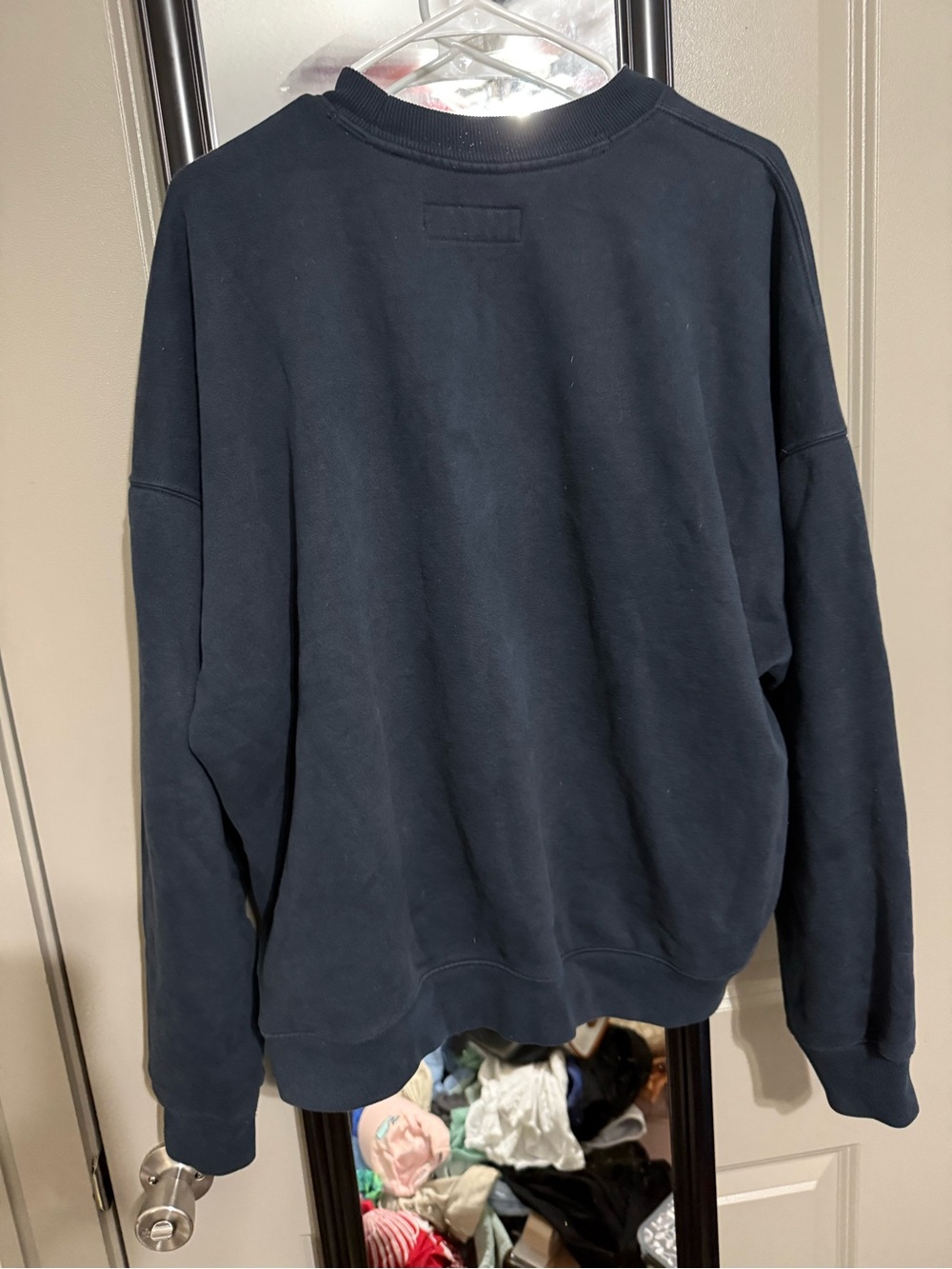 Hollister Black Crewneck Sweatshirt with Colorful Disney Skiing Graphic - Picture 3 of 3